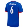 Camiseta de fútbol Francia Camavinga 6 Primera Equipación Euro 2024 - Hombre